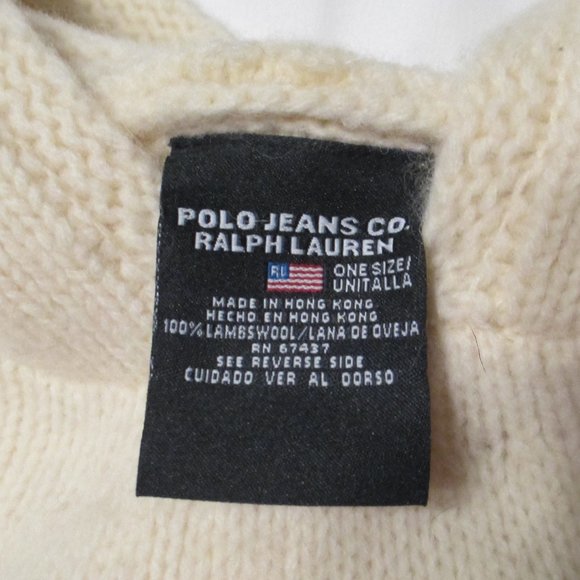 Vintage Ralph Lauren Polo, Fall Autumn, Hooded Poncho w/Country Fair Isle - Picture 2 of 3